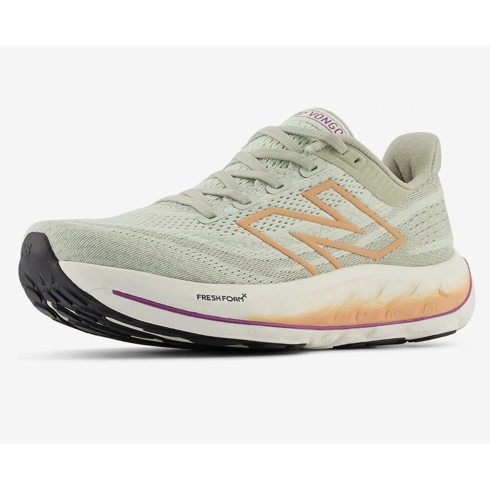 New Balance Fresh Foam Vongo Women’s Running Shoes Gray Peach Size 8 Men’s